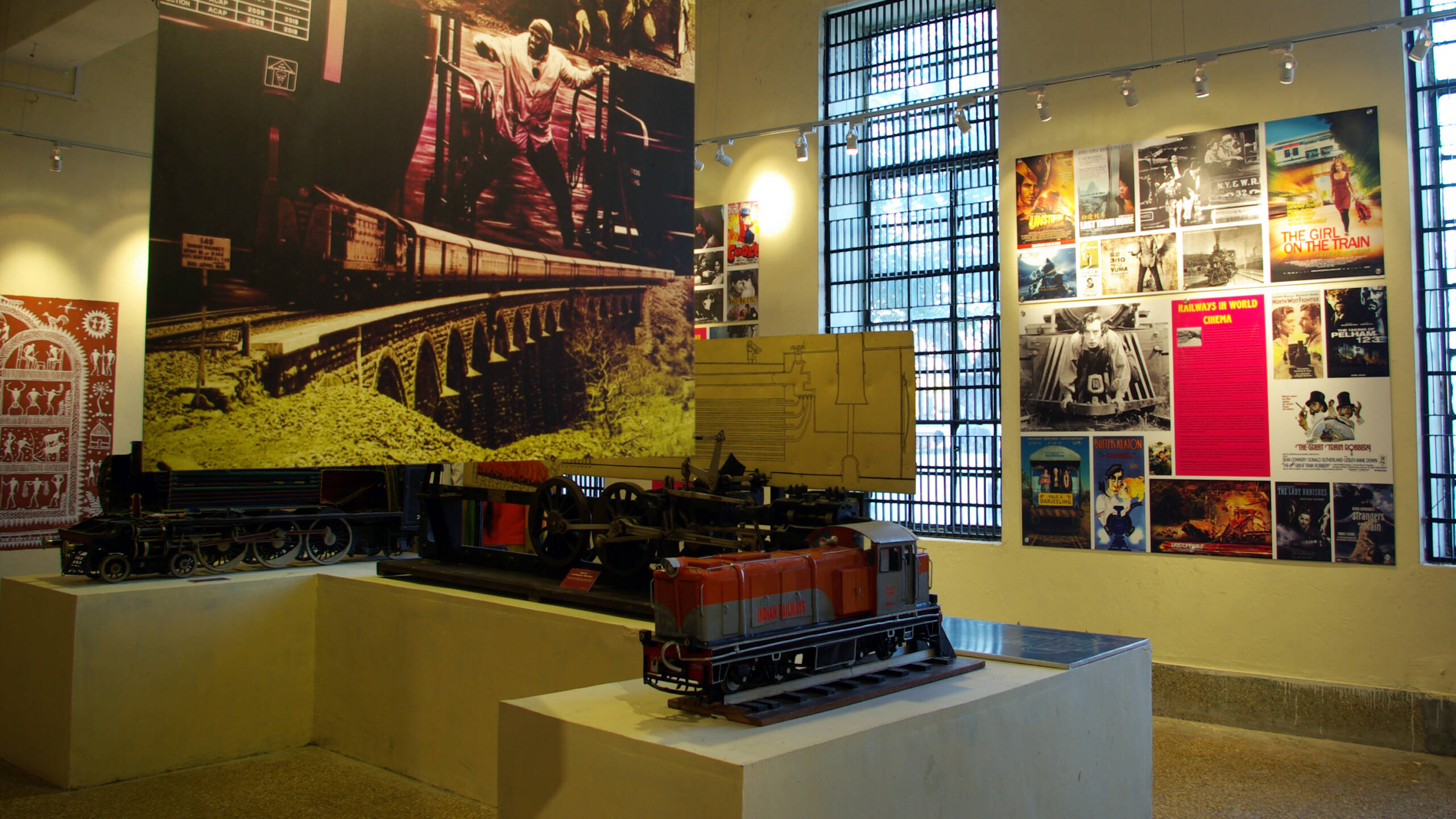 Interpretation Panels at Railway Museum, Pratapnagar