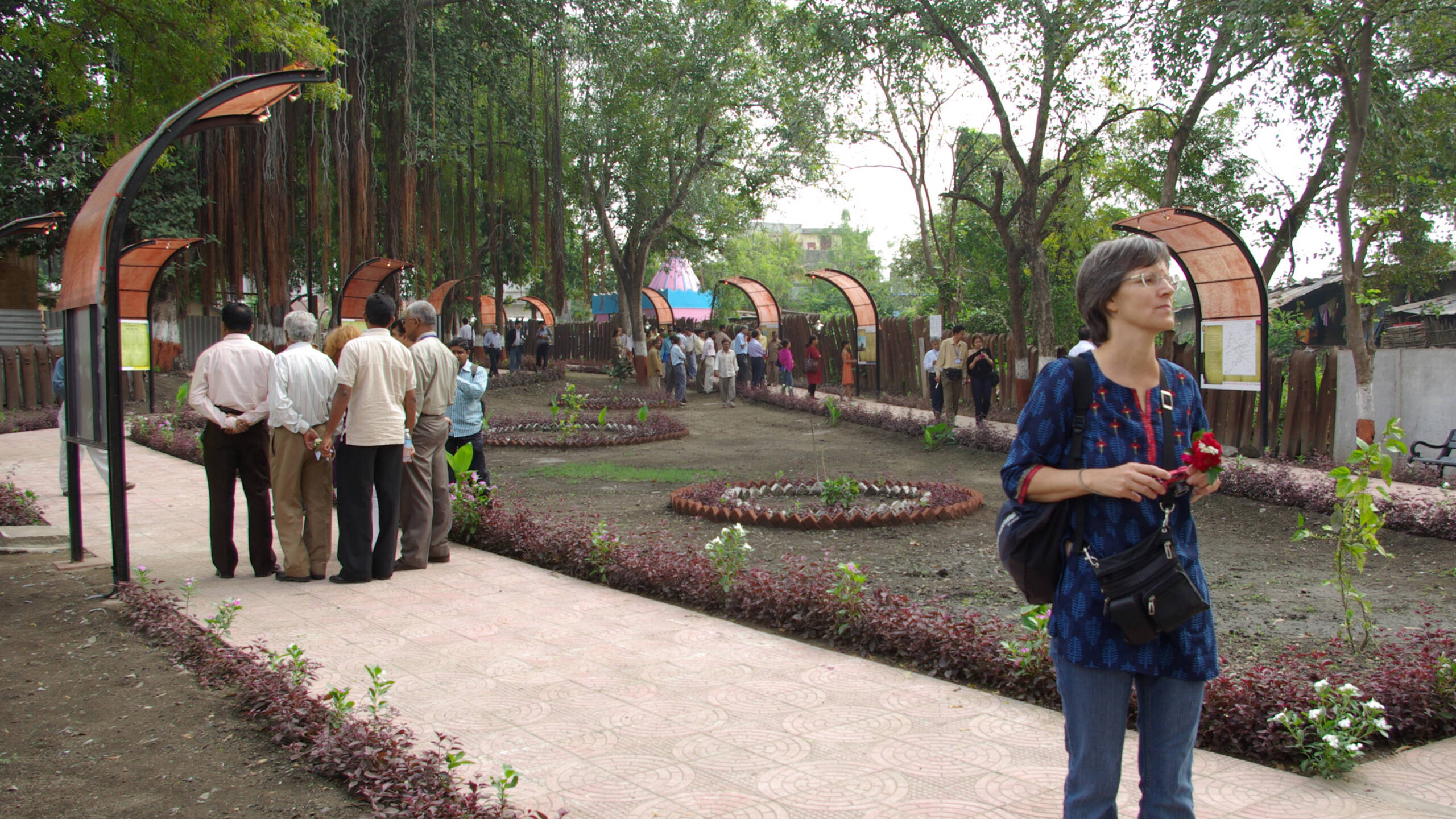 Visitors at Railway Heritage Park, Dabhoi