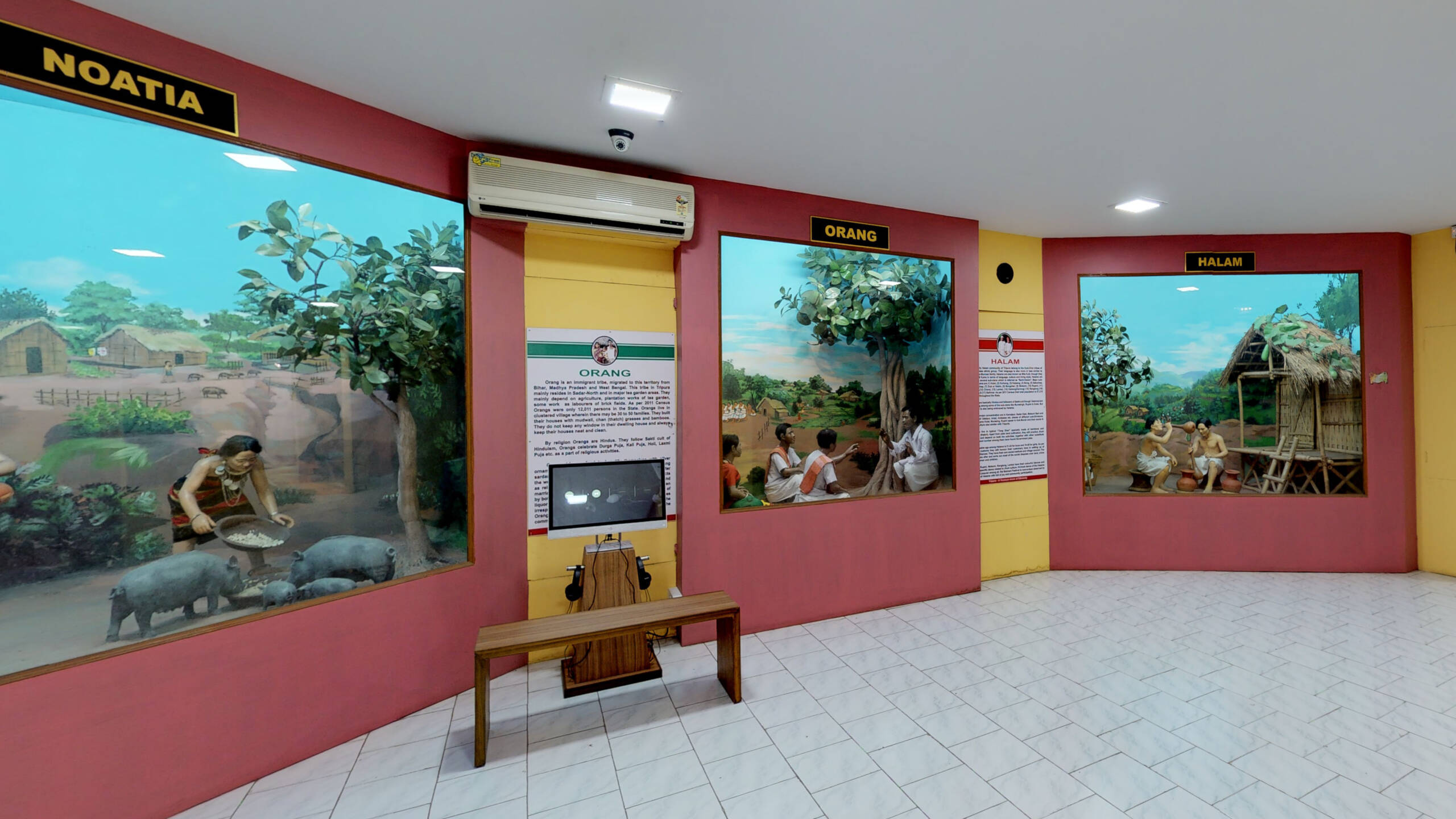 Interactive Kiosk at the Tripura State Tribal Museum