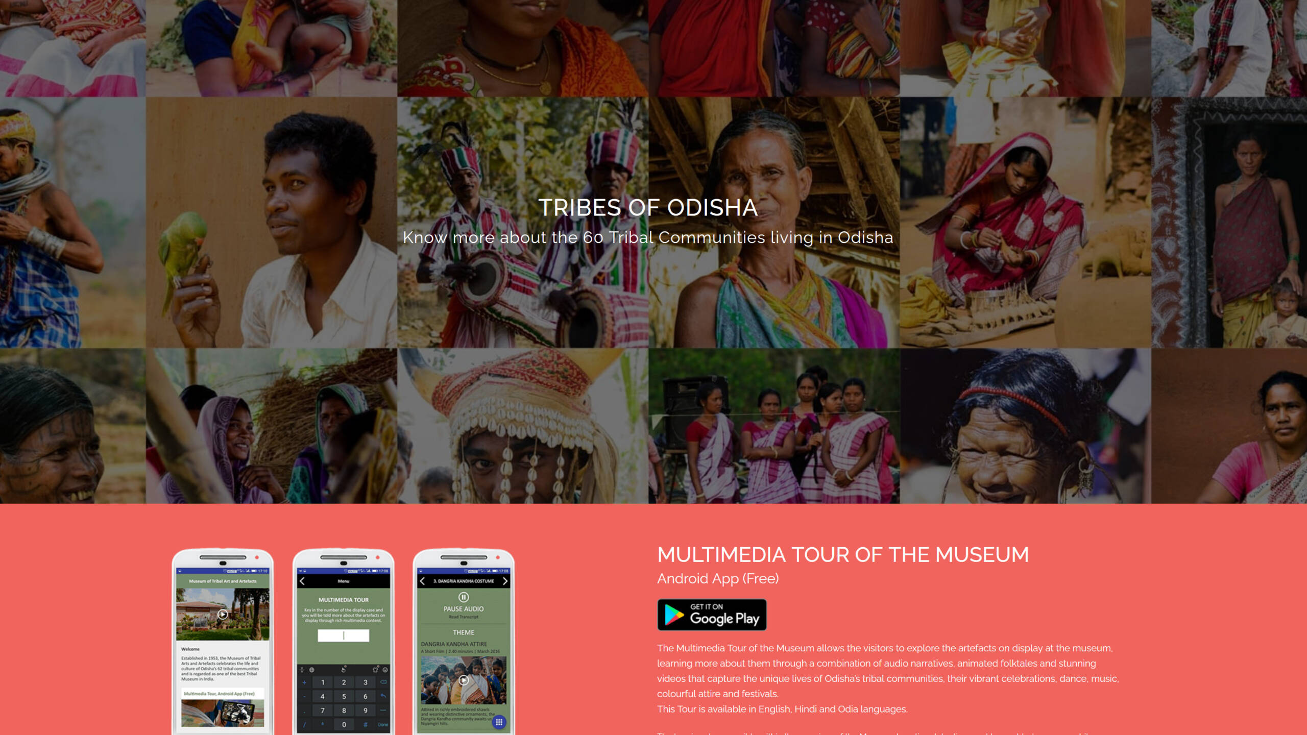 Tribes of Odisha page of the website of Odisha State Tribal Museum