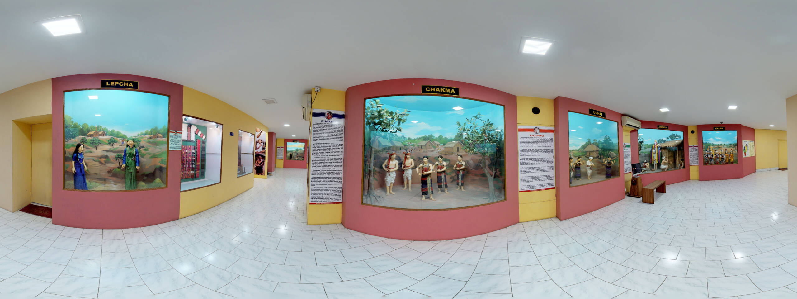 360 degree view of Tripura State Tribal Museum