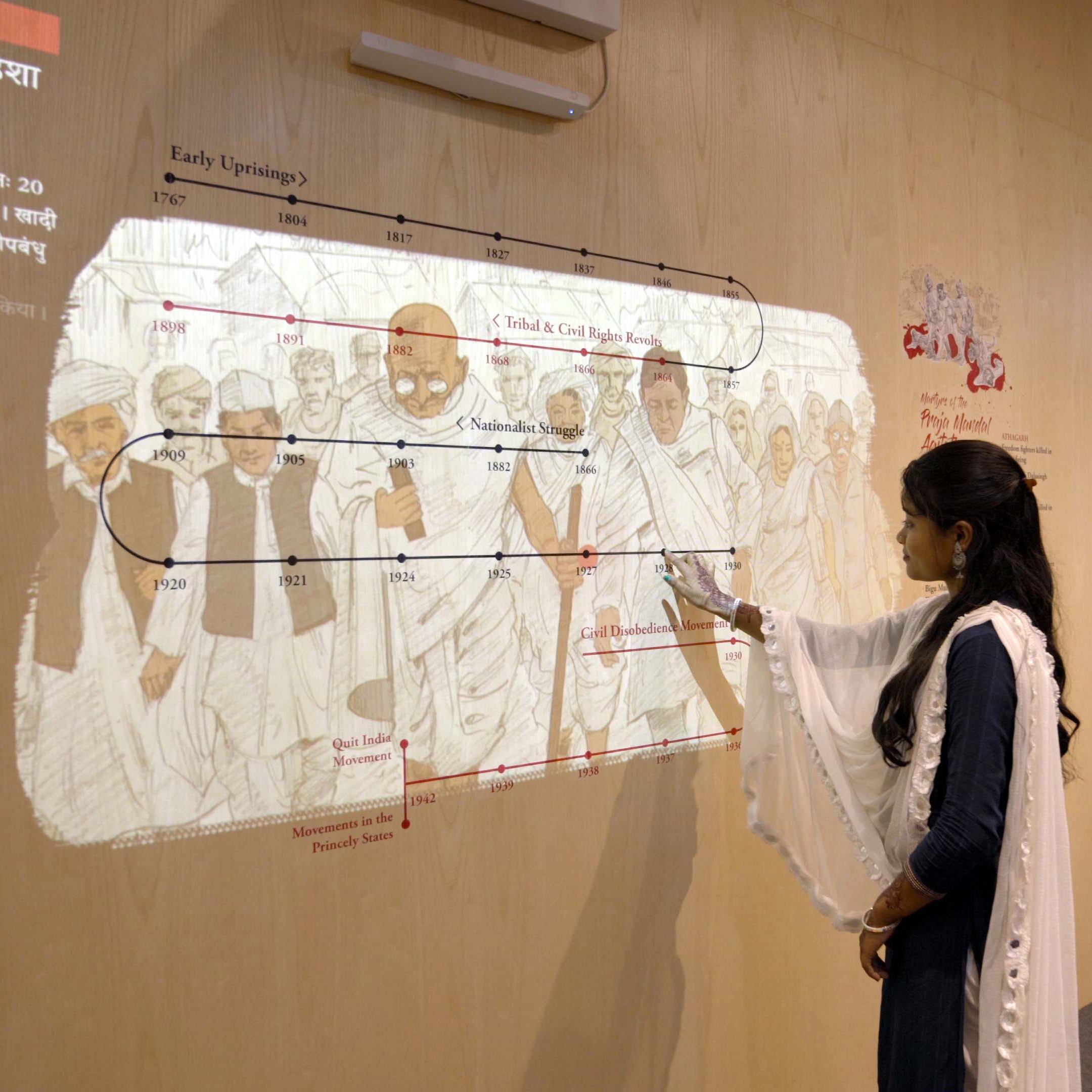 Sangram, An interactive timeline of freedom struggle in Odisha